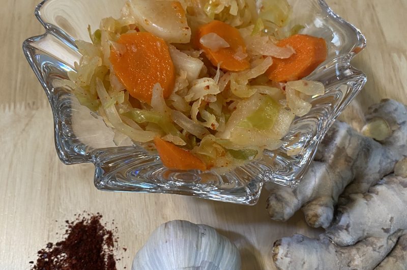 Sauerkraut and Kimchi-Style Sauerkraut