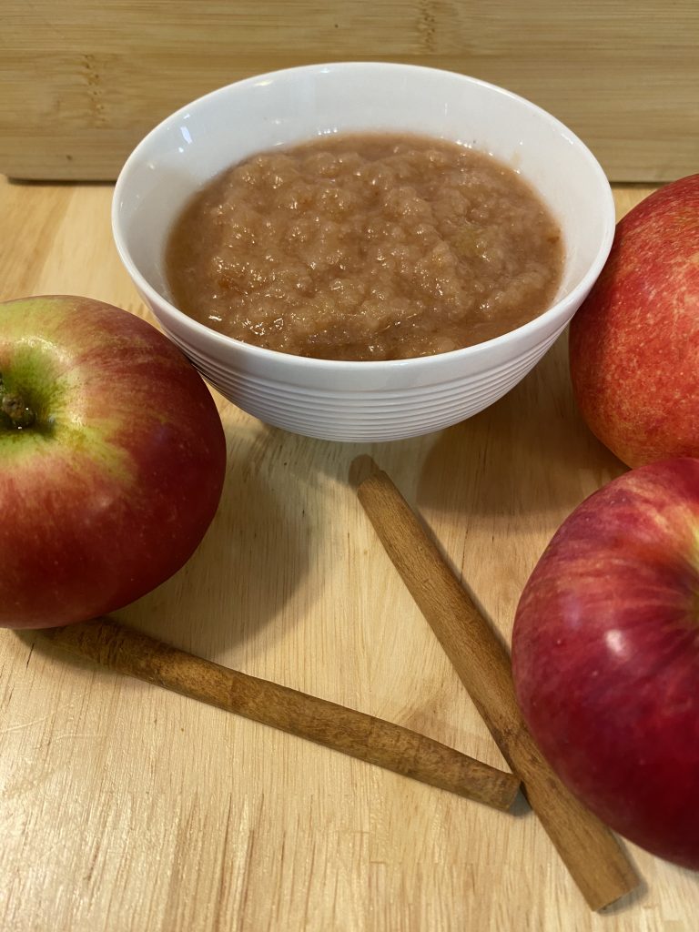 Finished applesauce.  So delicious!